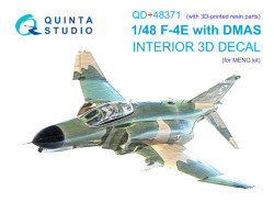 F-4E with DMAS Interior 3D Decal (with 3D-printed resin parts)