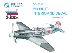  Yak-9T Interior 3D Decal
