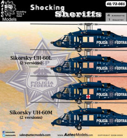 Shocking Sheriffs v2 / Sikorsky UH-60 Blackhawk from the  Mexican Policia Federal