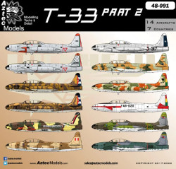 Lockheed Thunderbird  T-33 Part 2. Mexico, Bolivia, Chile,  Cuba, Nicaragua, Uruguay