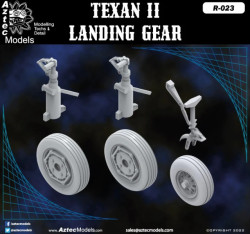 Texan II Landing Gear (2 rear tires and gear, 1 frontal tire and gear)