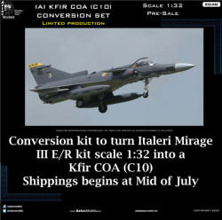 Conversion kit for IAI Kfir C10 COA