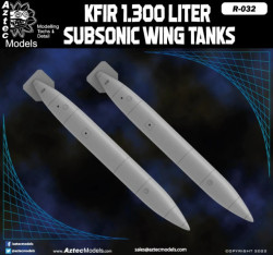 Kfir 1.300 Litters subsonic wing tank (two per set)