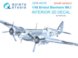Bristol Blenheim Mk.I Interior 3D Decal (Small version)