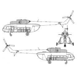 Mil Mi-8 P-PS Conversion Detail Set (AMK)