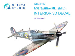 Spitfire Mk.1 (Mid) Interior 3D Decal