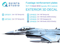 F-16 block 30/32 reinforcement plates (Kinetic 2022 tool)