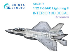 F-35A/C Interior 3D Decal