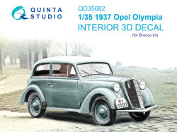 1937 Opel Olympia Interior 3D Decal