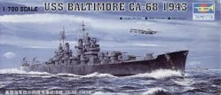 USS BALTIMORE CA-68 1943