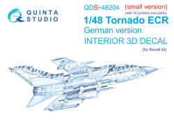 Tornado ECR German Interior 3D Decal (small version) (with 3D-printed resin parts)