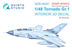 Tornado GR.1 Interior 3D Decal (small version) (with 3D-printed resin parts)