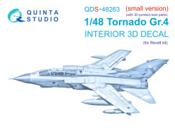 Tornado GR.4 Interior 3D Decal (small version) (with 3D-printed resin parts)