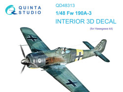 FW 190A-3 Interior 3D Decal
