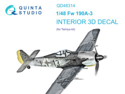 Fw 190A-3Interior 3D Decal
