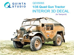 Quad Gun Tractor Interior 3D Decal