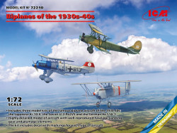 Biplanes of the 1930s and 1940s (He-51A-1, Ki-10-II, U-2/Po-2VS)
