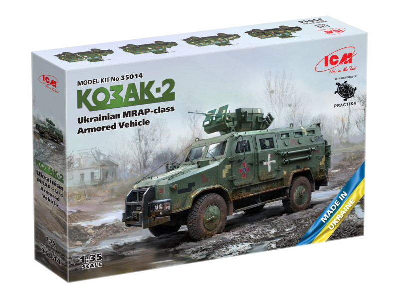 Kozak-2, Ukrainian MRAP-class Armored Vehicle (100% new molds)