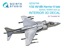 AV-8B Harrier II late Interior 3D Decal
