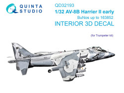 AV-8B Harrier II early Interior 3D Decal