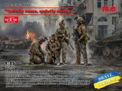 Quietly came,quietly went."Special Operations Forces of Ukraine(4 fig)new molds