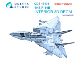 F-14B Interior 3D Decal (Small version)
