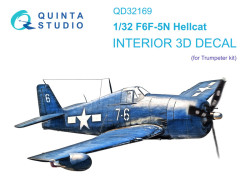 F6F-5N Hellcat Interior 3D Decal