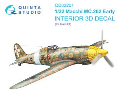 Macchi MC.202 Folgore Early Interior 3D Decal