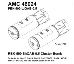 RBK-500 ShOAB-0,5 500 kg Cluster Bomb loaded with Fragmentation Submunitions