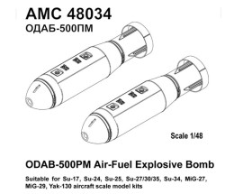 ODAB-500PM 500 kg Air-Fuel Explosive bomb