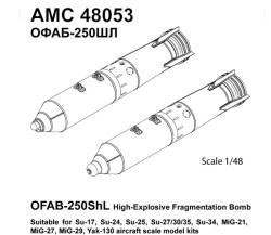 OFAB-250 ShL 250 kg High-Explosive/Fragmentation bomb