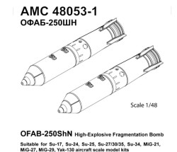 OFAB-250 ShN 250 kg High-Explosive/Fragmentation bomb