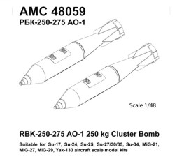 RBK-250-275 AO-1 250 kg Cluster Bomb with Frag Submunitions 