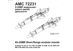 Kh-25MR Air to Surface modular missile with radio command guidance system (set contains two missiles