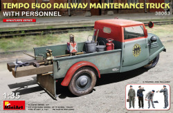 TEMPO E400 RAILWAY MAINTENANCE TRUCK WITH PERSONNEL