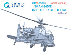 AH-64D/E Interior 3D Decal (Small version)