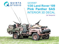 Land Rover 109 Pink Panther SAS Interior 3D Decal