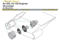 An-225 Mrija. Engines (3D-printed) (Revell)
