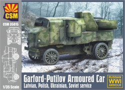 Garford-Putilov Armoured Car, LV, PL, UA, RU Serv.