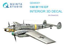 Bf 110E/F Interior 3D Decal