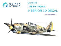 Fw 190A-4 Interior 3D Decal