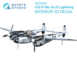 P-38L-5-LO Lightning Interior 3D Decal