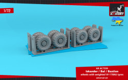 Iskander"/"Bal"/"Bastion" mobile launcher base wheels w/ VI-178AU tyres - R
