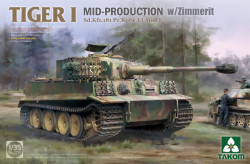 TIGER I MID-PROD. w/ZIMMERIT Sd.Kfz.181 Pz.Kpfw.V