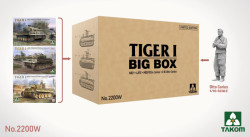  TIGER I BIG BOX 3 kits & 1:16 Otto Carius figure