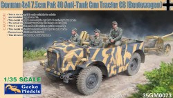 German 4x4 7,5cm Pak40 Anti-Tank Gun Tractor C8