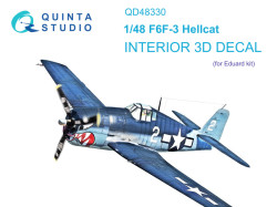 F6F-3 Hellcat Interior 3D Decal