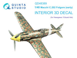 Macchi C.202 Folgore Early Interior 3D Decal