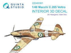 Macchi C.205 Veltro Interior 3D Decal