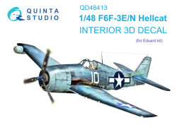 F6F-3E/N Hellcat Interior 3D Decal